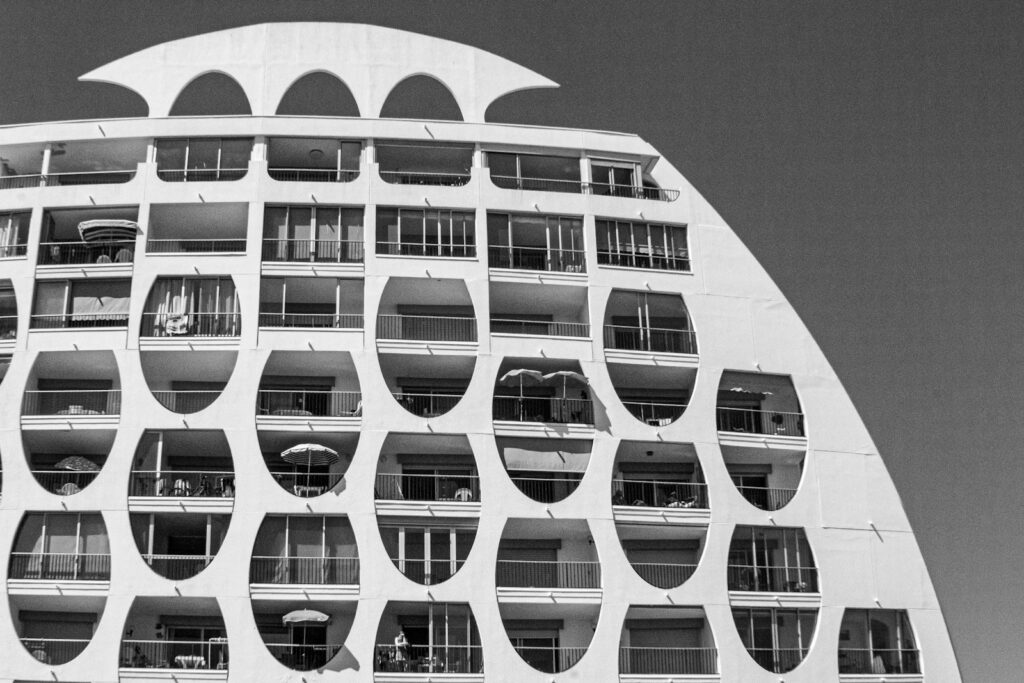 white building facade