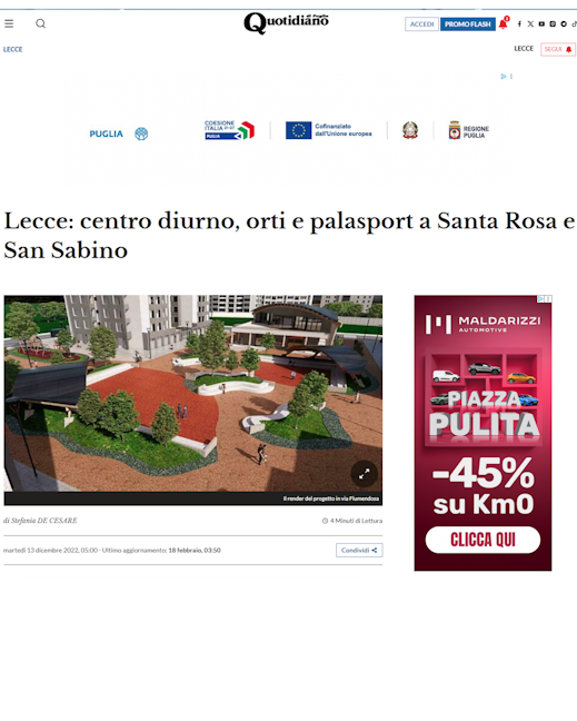 Indice della brochure